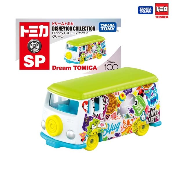 Takara Tomy โทมิก้า โมเดลรถ Dream Tomica SP Disney100 Collection Green