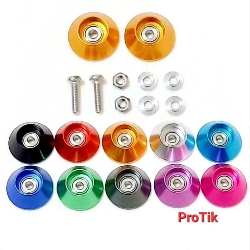 โรลเลอร์ UFO. 13 mm. พร้อมลูกปืนลื่นๆ รถ Mini 4wd 1:32
