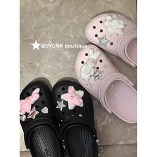 พร้อมส่ง 🐰🎀 ตัวติดรองเท้า crocs/jibbitz (ใช้โค้ดลด 10-30%) (…
