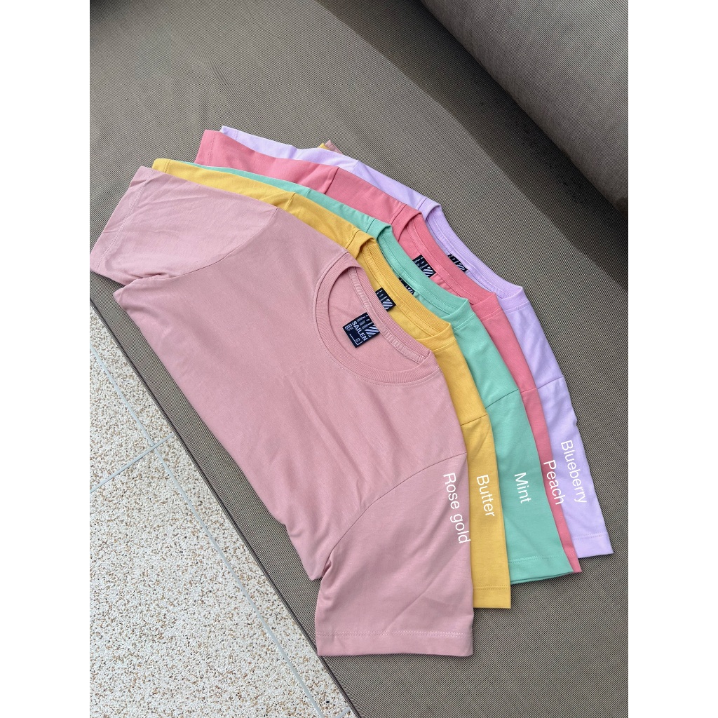 Sailen เสื้อยืดคอกลม unisex รุ่น normal ผ้านุ่มหนาใส่สบายสุดๆ ไม่หด ไม่ย้วย ไม่ยับ