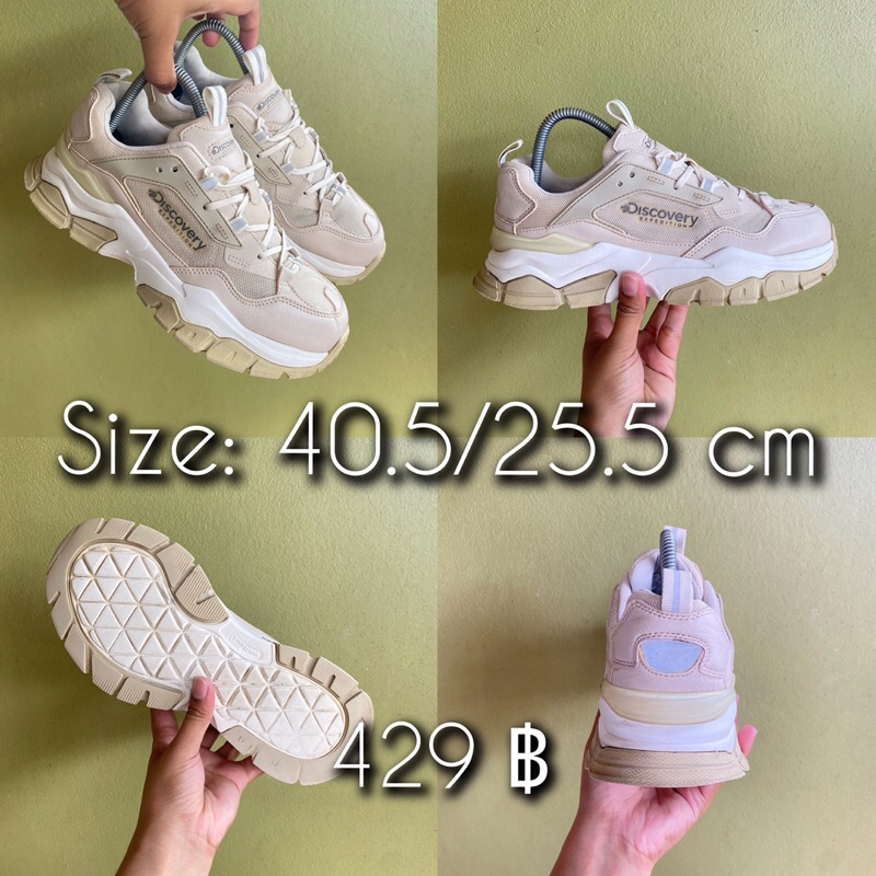 Discovery 👟 Size : 40 รองเท้ามือสอง ของแท้ 💯 งานคัด งานสวย สภาพดี