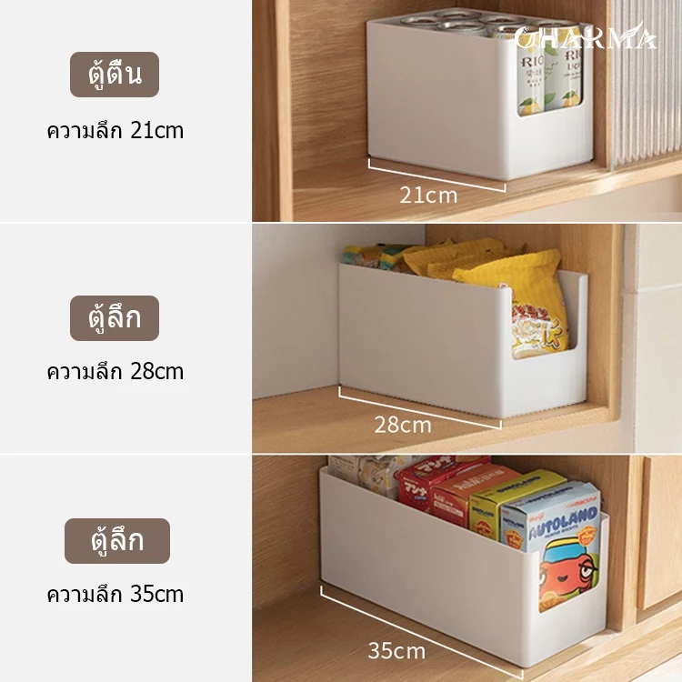 GHARMA กล่องเก็บของตู้อุปกรณ์ครัวกล่องจัดระเบียบใต้อ่างล้างจานตะกร้าเก็บเศษเดสก์ท็อปกล่องเก็บมุมขวา thumbnail 3
