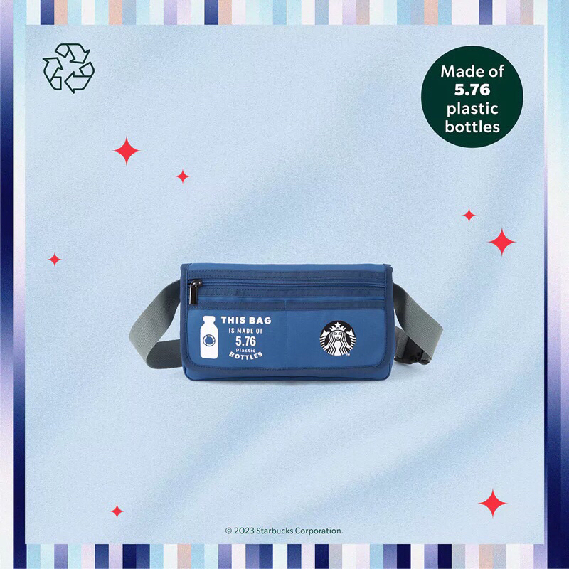 กระเป๋า Starbucks recycle crossbody bag