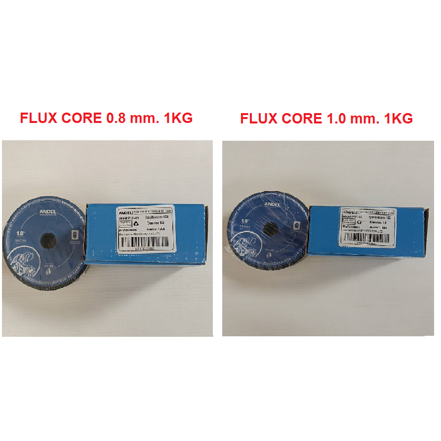 ANDELI ลวดเชื่อม MIG Flux CORE ขหนาด 0.8 mm. 1KG / 1.0 mm. 1KG ของแท้100% พร้อมจัดส่ง