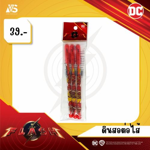ดินสอต่อไส้ ลาย The Flash VS License Trading et (6แท่ง)