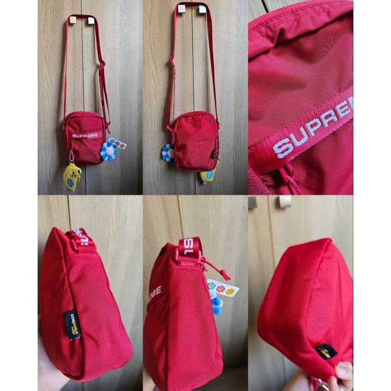 [ ของแท้ ] กระเป๋า Supreme Shoulder Bag Red (FW22) มือ2 สภาพใหม่ พร้อมส่ง