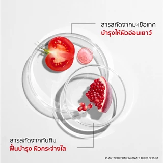 เซรั่มบำรุงผิวกาย แพลนท์เนอรี่ Plantnery Yuzu Orange Brightening/ Pomegranate/ Pro-Retinol Body Serum 250 ml.