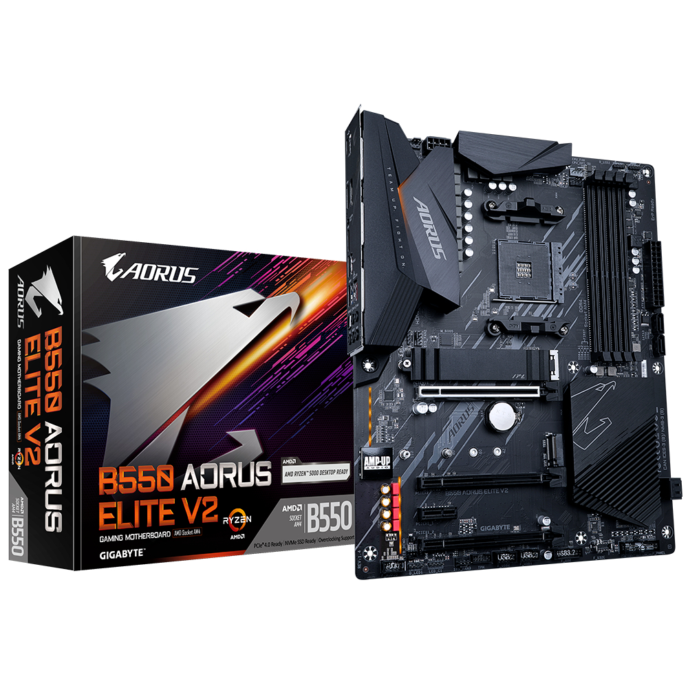 B550 AORUS ELITE V2 (rev.1.4)มือสอง ประกันไทย