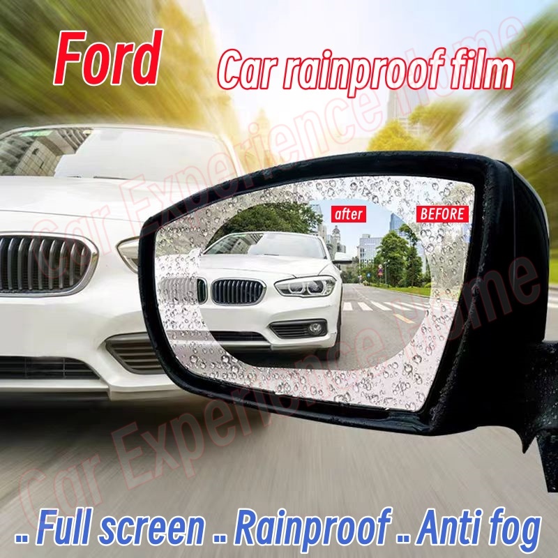 ฟิล์มติดกระจกมองข้างรถยนต์ฟิล์มกันฝนฟิล์มกันนํ้ากันหมอก Ford Ranger Everest EcoSport ฟิล์มกระจกมองหลัง ฟิล์มกันฝนรถยนต์