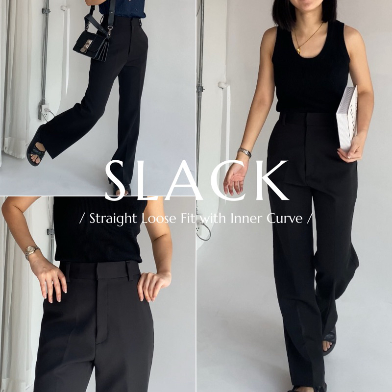 HYDE – SLACK PANTS – กางเกงทรงตรงคอดเข่า เน้นขาเล็กเพรียว (งานอัดกาวทั้งตัว) ราคา ถูกที่สุด ดีลบีเคเค แกลเลอรีภาพที่ 9