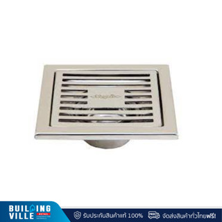 Vegarr ตะแกรงกันกลิ่นสแตนเลส ทรงเหลี่ยม หนา 0.8 มม. รุ่น VFD…