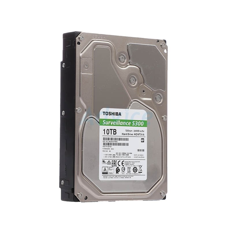 TOSHIBA 10 TB HDD CCTV S300 (7200RPM, 256MB, SATA-3, HDWT31AUZSVA)