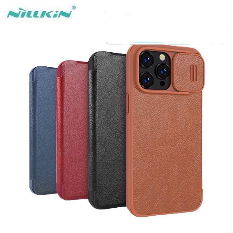 เคสหนังฝาพับNillkin Qin(แท้)ใช้สำหรับiPhone13/ip13pro/ip13promax/ip14/ip14pro/ip14promax