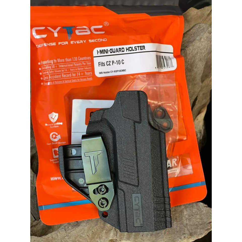 ซองพกในพอลิเมอร์ สำหรับ CZ P- 10 C (สามารถปรับซ้าย-ขวาได้)