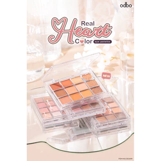 ODBO REAL HEART COLORS EYE PALETTE โอดีบีโอ เรียยล ฮาร์ท คัลเลอร์ส อาย พาเลตต์ ขนาด 8g OD2019