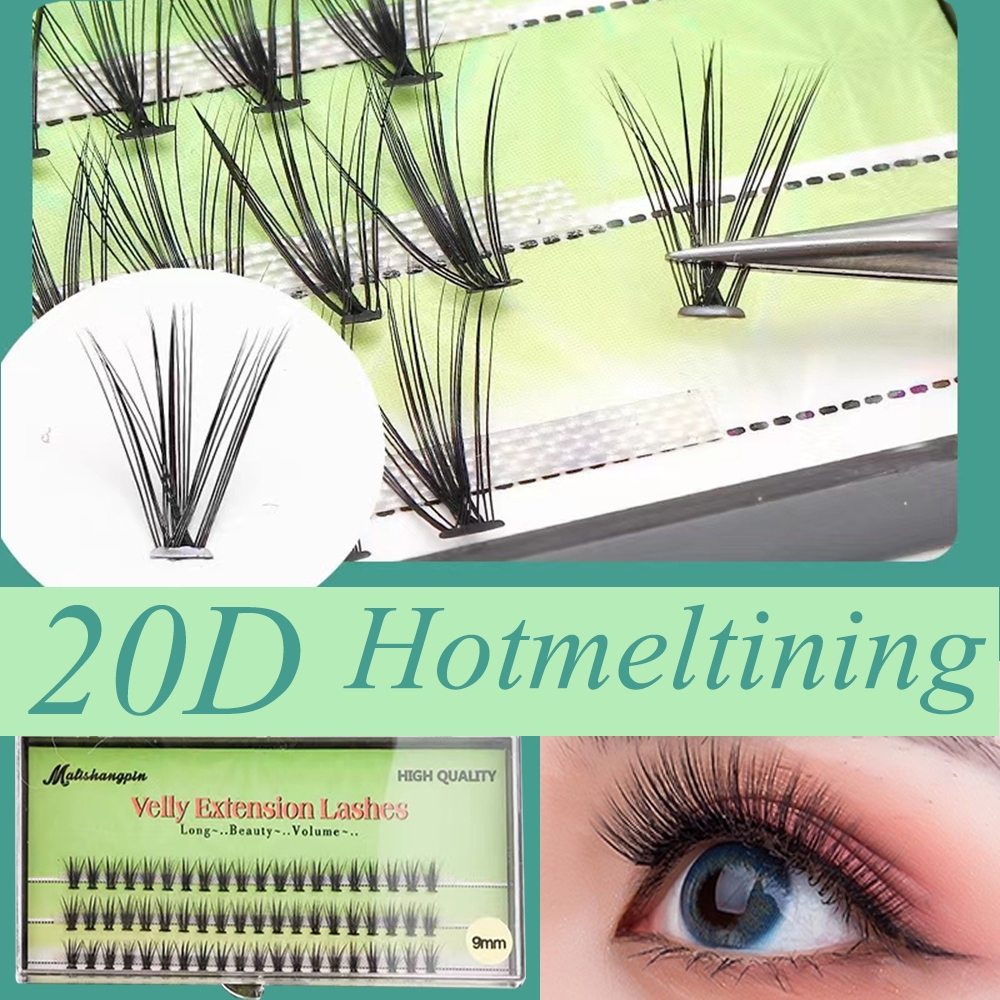 🌈20Dขนตาปลอมนุ่ม โค้งงอน ดูเป็นธรรมชาติ เหมาะสำหรับผู้เริ่มต้นและใช้ในร้านเสริมสวย ขนตามิงค์ธรรมชาติ
