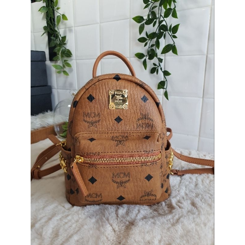 mcm backpack mini size