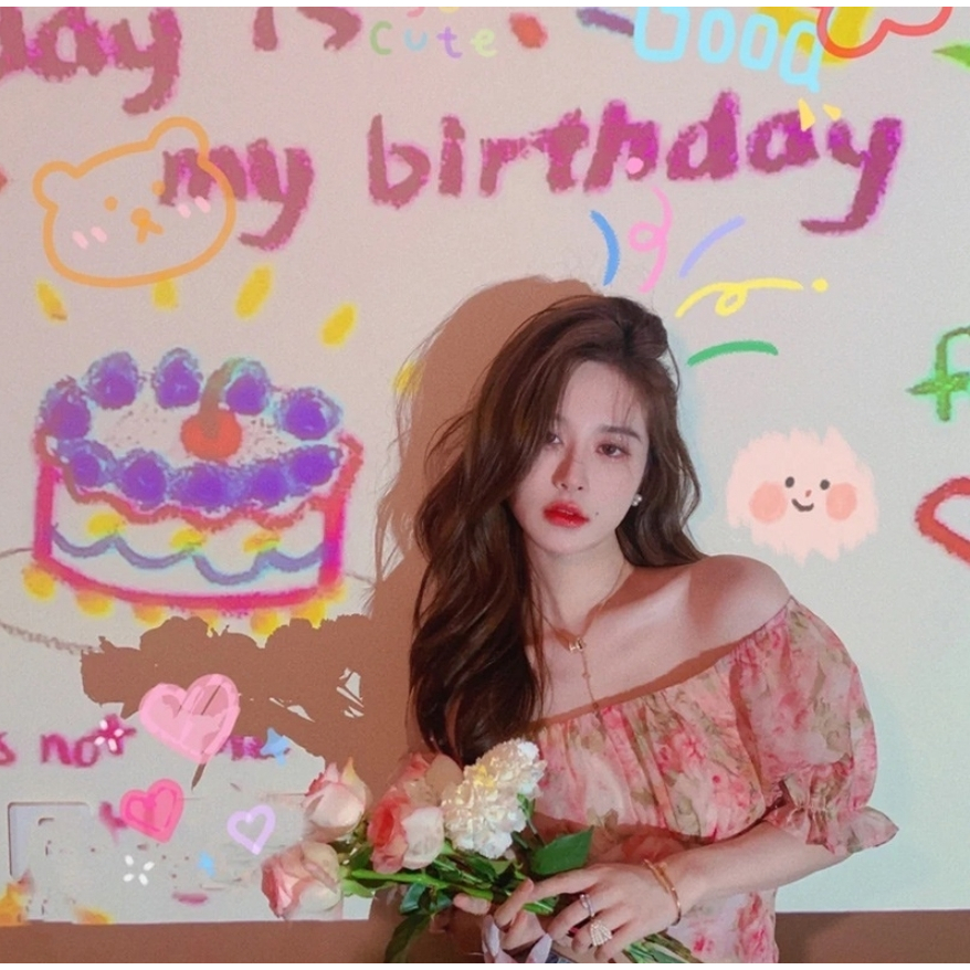 858 มินิโปรเจคเตอร์ พร้อมส่ง โปรเจคเตอร์วันเกิด Happy Birthday  เครื่องฉายภาพปาร์ตี้