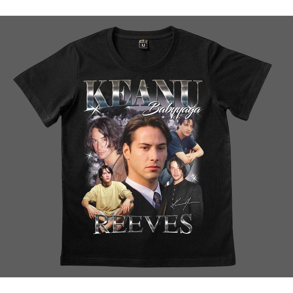 Keanu Reeves จอห์น วิค -  Bootleg T-Shirt (พิมพ์เสื้อ DTG)