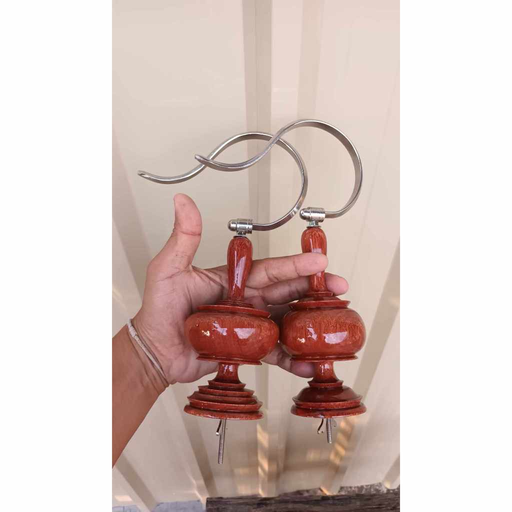 หัวกรงนก ตะขอพับ งานสแตนเลส กรงนกบินหลา กรงพักนกหัวจุก ไม้แดง - รูปที่ 3