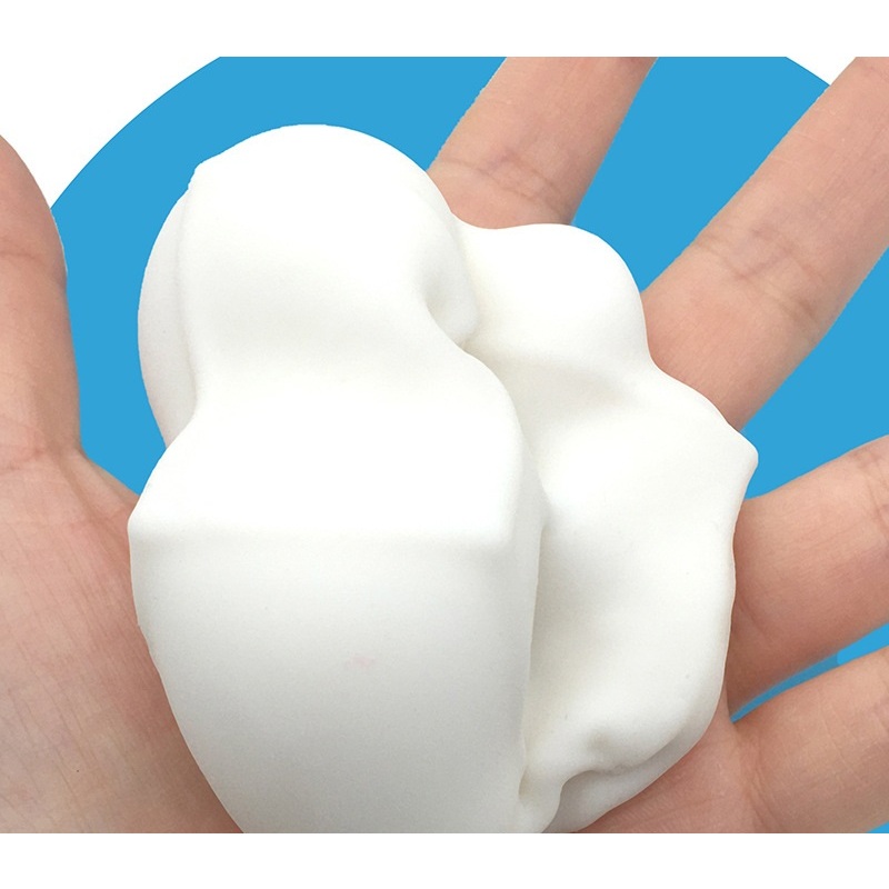 ลูกบอลบีบนุ่ม Tofu สีขาวฟินๆ Vent Toy Ball ลูกยางนุ่ม Relieve Anti Stress Hand Squeeze Fidget Squishy Toys