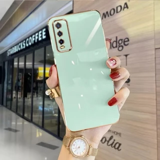 เคส TPU ขอบตรง สำหรับ Vivo Y20 Y20S Y20I Y12A Y12S เคสนิ่ม วีโว่ Y20 Y20S Y12A