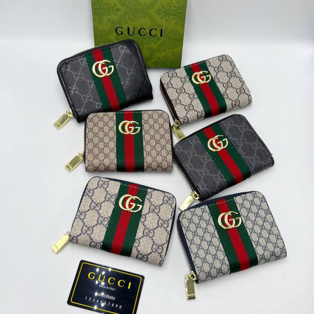Sale กระเป๋าสตางค์ ซิบรอบรุ่นใหม่ขายดีใบสั้นขนาด5 นิ้วงานสวยมีพร้อมกล่อง
