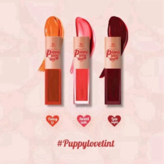 mami Puppy Love Tint (3แท่ง) 3 สี(ทินท์สีส้ม ทินท์สีชมพู ทินท์สีแดง)#tint#tint lip#ทินท์ลิป#ทินท์ทาป