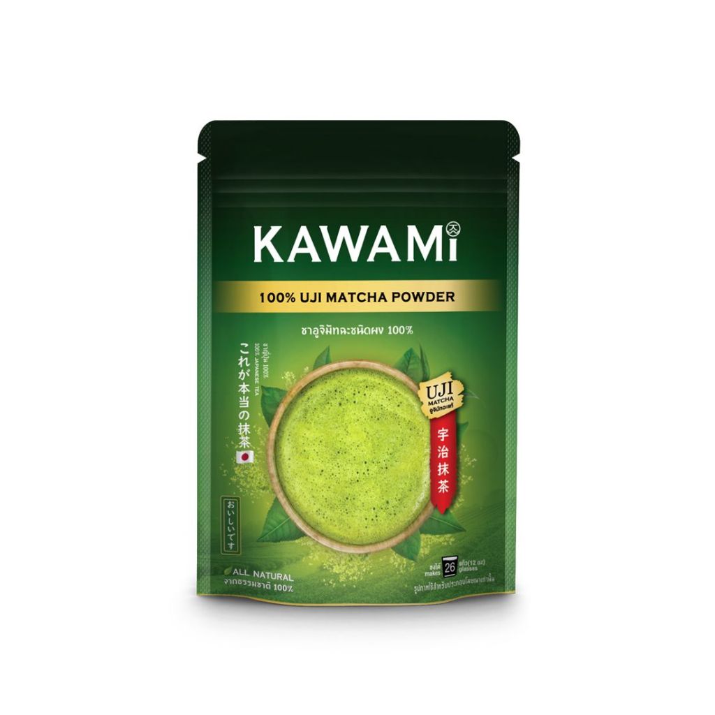 คาวามิ อูจิมัทฉะ ชนิดผง 100% ขนาด 100 กรัม UJI MATCHA KAWAMI