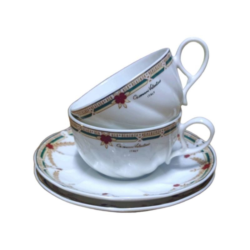 Giovanni Valentino Tea Cups ชุดแก้วน้ำชา 2Set