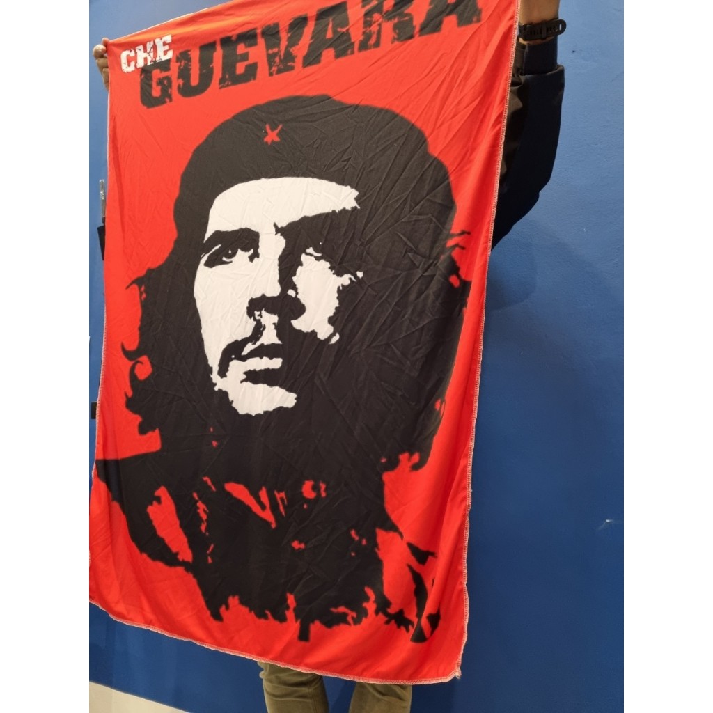 ผ้าตกแต่งผนัง เอร์เนสโต เกบารา Ernesto Guevara รถสิบล้อ สายเท่ห์ สายแมน ตกแต่งห้อง ตกแต่งรถบรรทุก เช เก วา รา วีรบุรุษ
