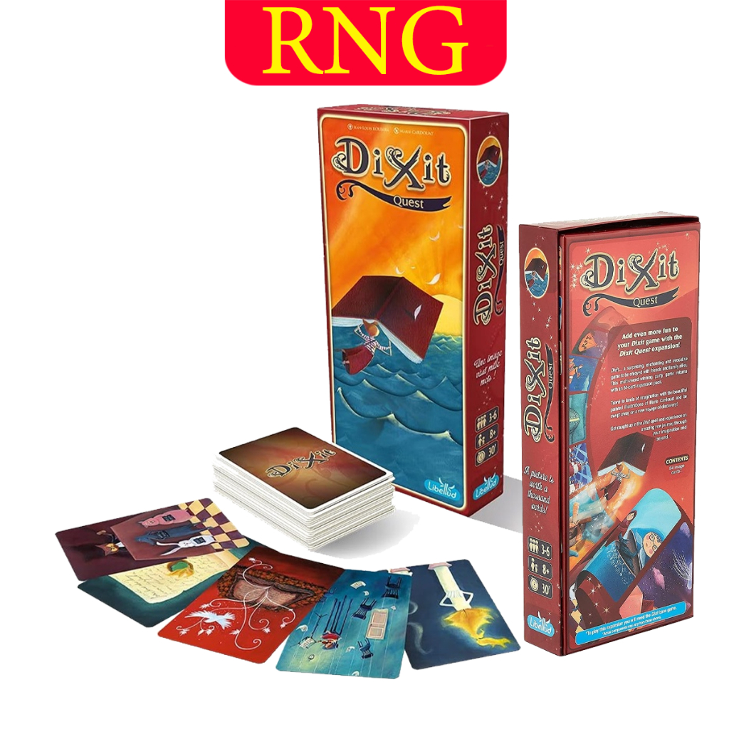 บอร์ดเกมส์ Dixit (เวอร์ชันภาษาอังกฤษ) กล่องแข็งพรีเมี่ยมสวยมาก สินค้าพร้อมส่ง