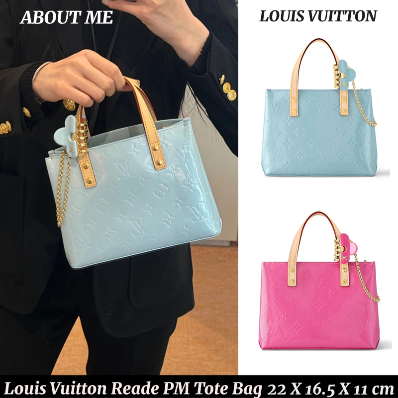 24✅-หลุยส์วิตตอง Louis Vuitton Reade PM Tote Bag กระเป๋าช้อปปิ้ง Women