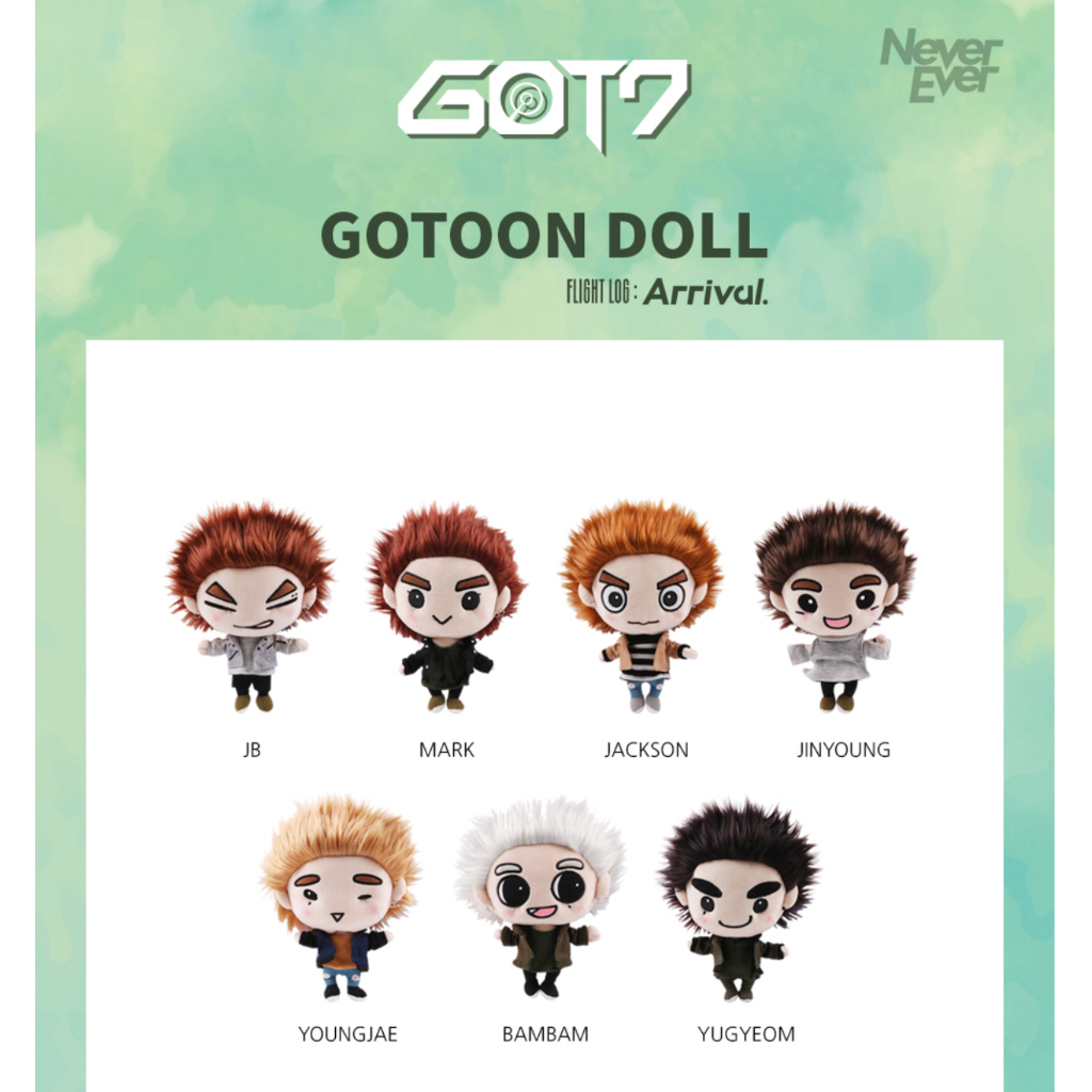สินค้าพร้อมส่ง ‼️ GOT 7 GOTOON DOLL ARRIVAL VER. ชัคกี้ เวอร์ 3