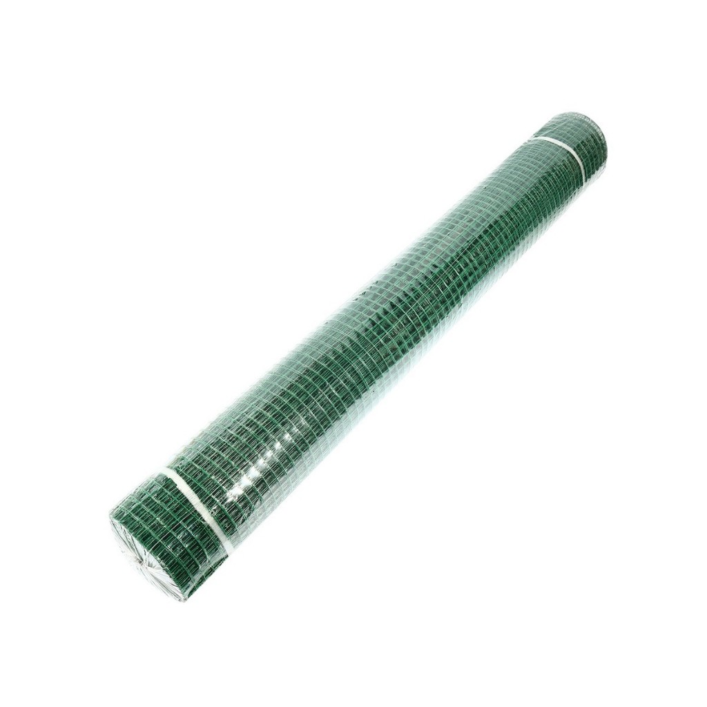 ตาข่ายกรงไก่เคลือบ PVC สีเขียว ขนาด 0.914 x 10 ม. ขนาดตา 1/2 นิ้ว ลวดหนา 0.8 มม. เบอร์ 21 ใช้ในการล้อมสวน