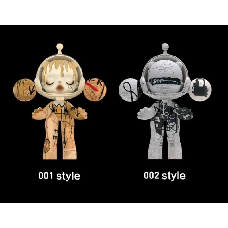 (พร้อมส่ง-ระบุตัว) Pop Mart Mega Skull Panda 400% - รุ่น 400% Skullpanda Jean - Michel Basquiat