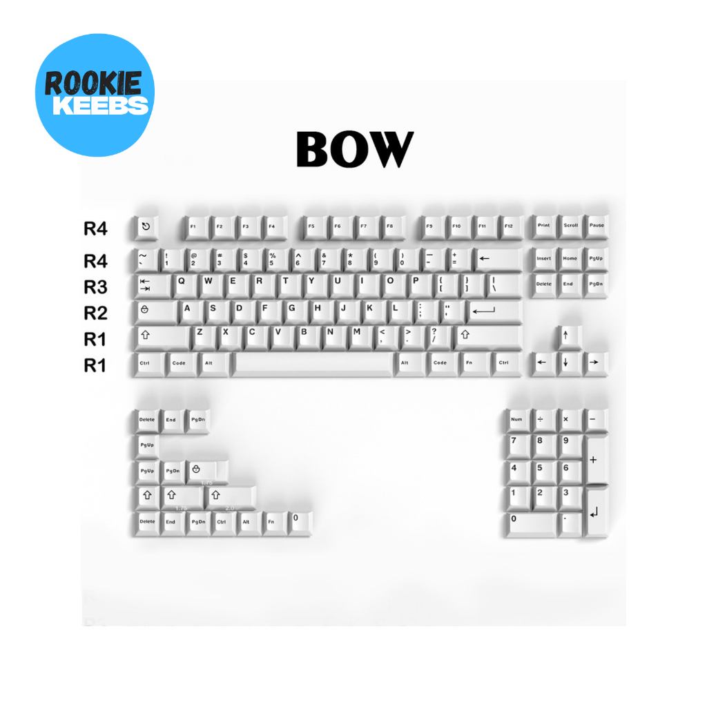 (พร้อมส่งจากไทย)GMK BOW Clone PBT Cherry Profile Keycap Set
