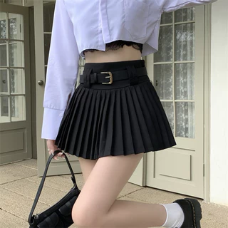 กระโปรงพลีส จีบทวิส ไม่มีเข็มขัด งานผ้าCustom พร้อมส่งจากไทย แมชชิ่งง่าย แต่งตัวง่ายสไตล์เกาหลี ผ้าใส่สบาย มีซับในไม่โป๊