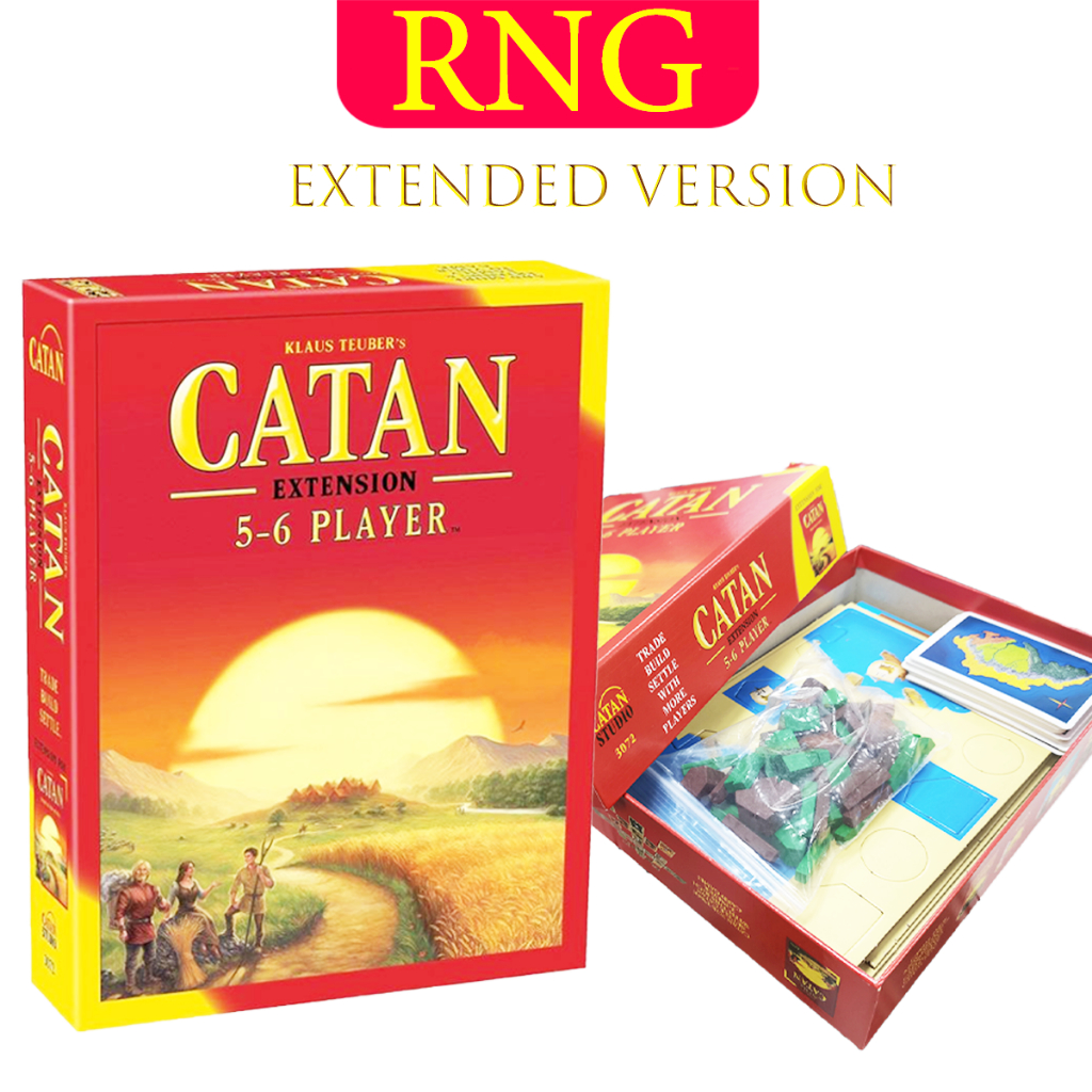 บอร์ดเกมส์ Catan ผู้เล่น5-6 คน Extension Board Game (เวอร์ชั่นภาษาอังกฤษ) สินค้าพร้อมส่ง