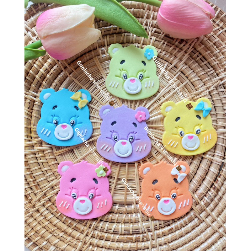 แคร์แบร์ น้ำตาลปั้น น้ำตาลตกแต่งเค้ก กัมเพส..🐻 T004