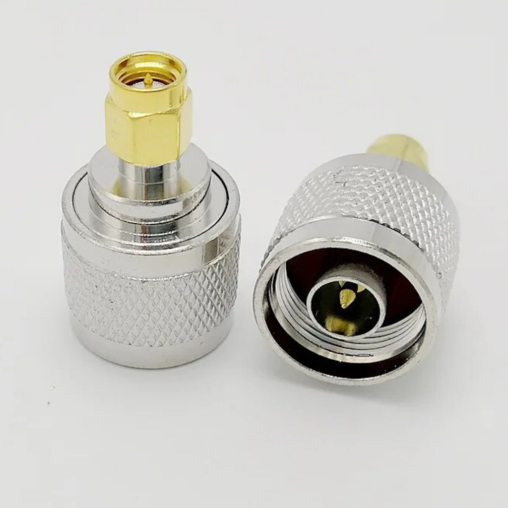N-Type To SMA Connector อะแดปเตอร์ N ชาย SMA ชาย RF Coaxial Adapter เชื่อมต่อ 1Pcs