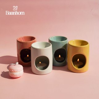 เตาอโรม่า เซรามิค มินิมอล ใส่เทียน อุ่นออย น้ำมันหอมระเหย มี…