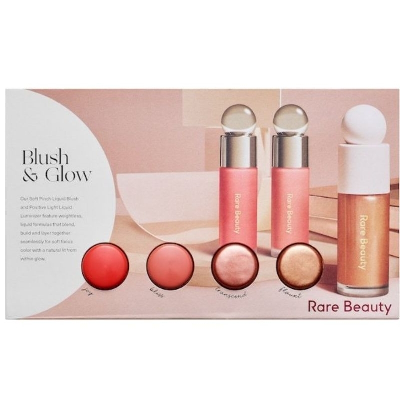 Rare Beauty Blush and Glow tester card