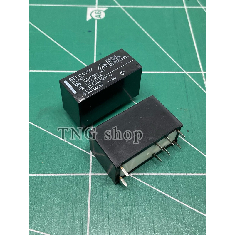 รีเลย์ F1CA012V  12VDC 8ขา 2คอนแทค 5แอมป์ สินค้าพร้อมส่ง ออกบิลได้