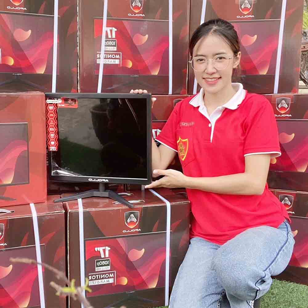 Apollo MONITOR รุ่น MAP-017 จอมอนิเตอร์ LED IPS ขนาด17นิ้ว  จอคอมพิวเตอร์ HDMI+VGA