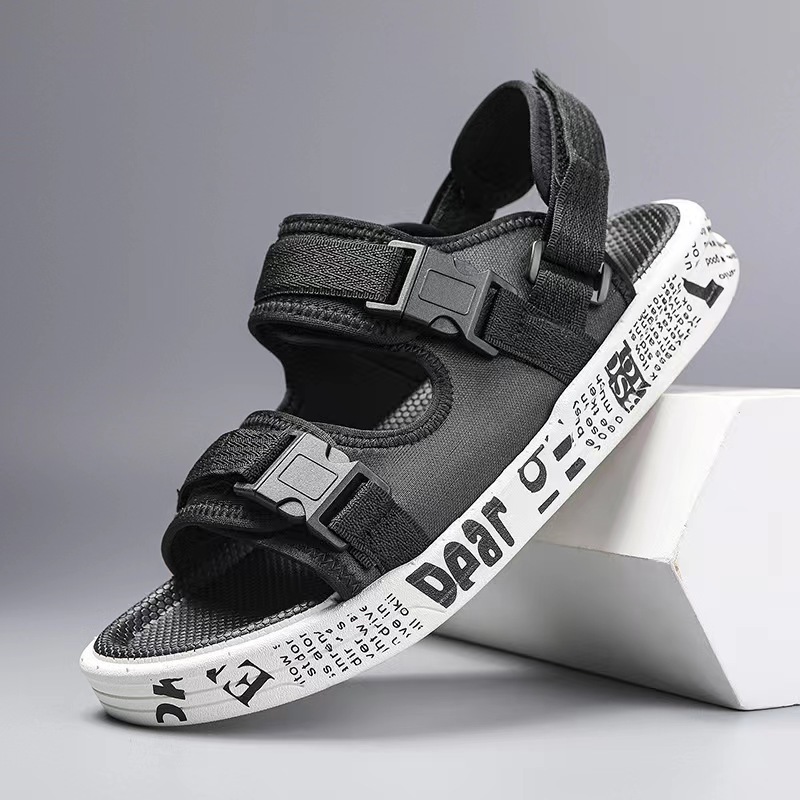 ผู้ชายรองเท้าแตะกลางแจ้งรองเท้าชายหาดลื่นสบายระบายอากาศเหมาะสำหรับสถานที่พักผ่อนต่างๆ - รูปที่ 6