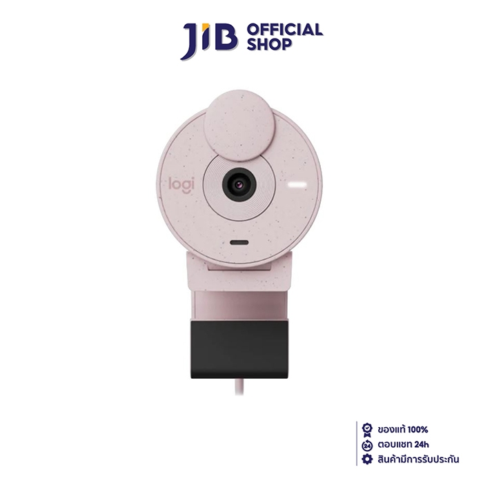 WEBCAM (เว็บแคม) LOGITECH BRIO300 FHD 1080P (ROSE)