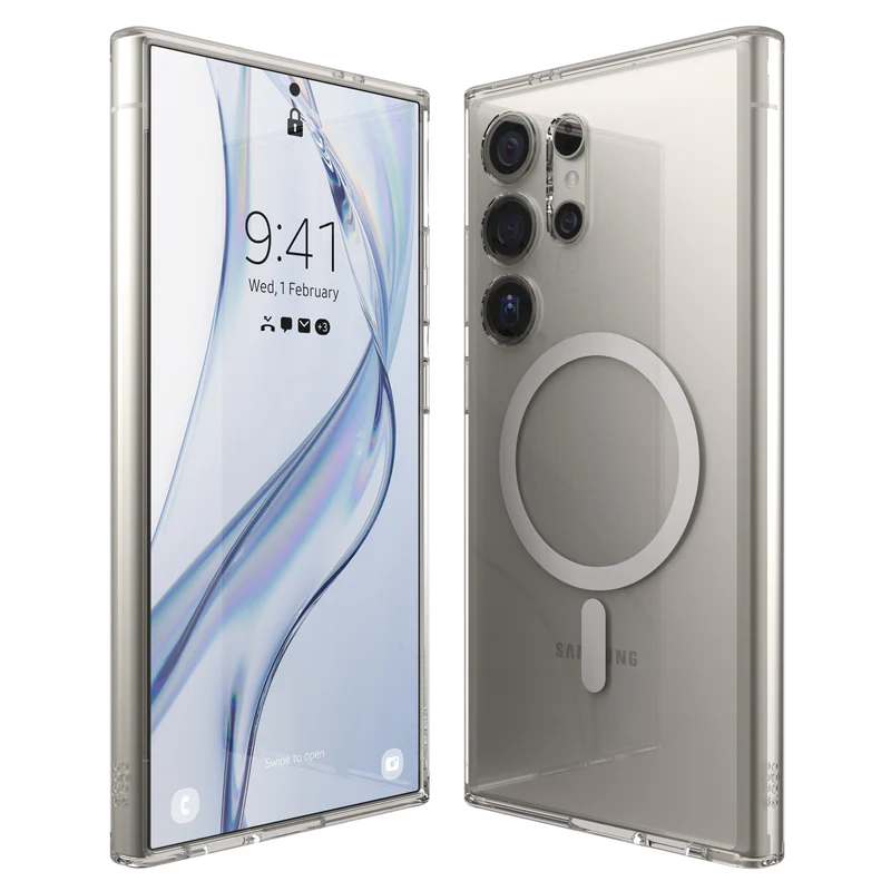 elago Magnetic Hybrid Clear Case for Galaxy S24 Ultra เคสใสพร้อมแม่เหล็กชาร์จกับ MagSafe ได้