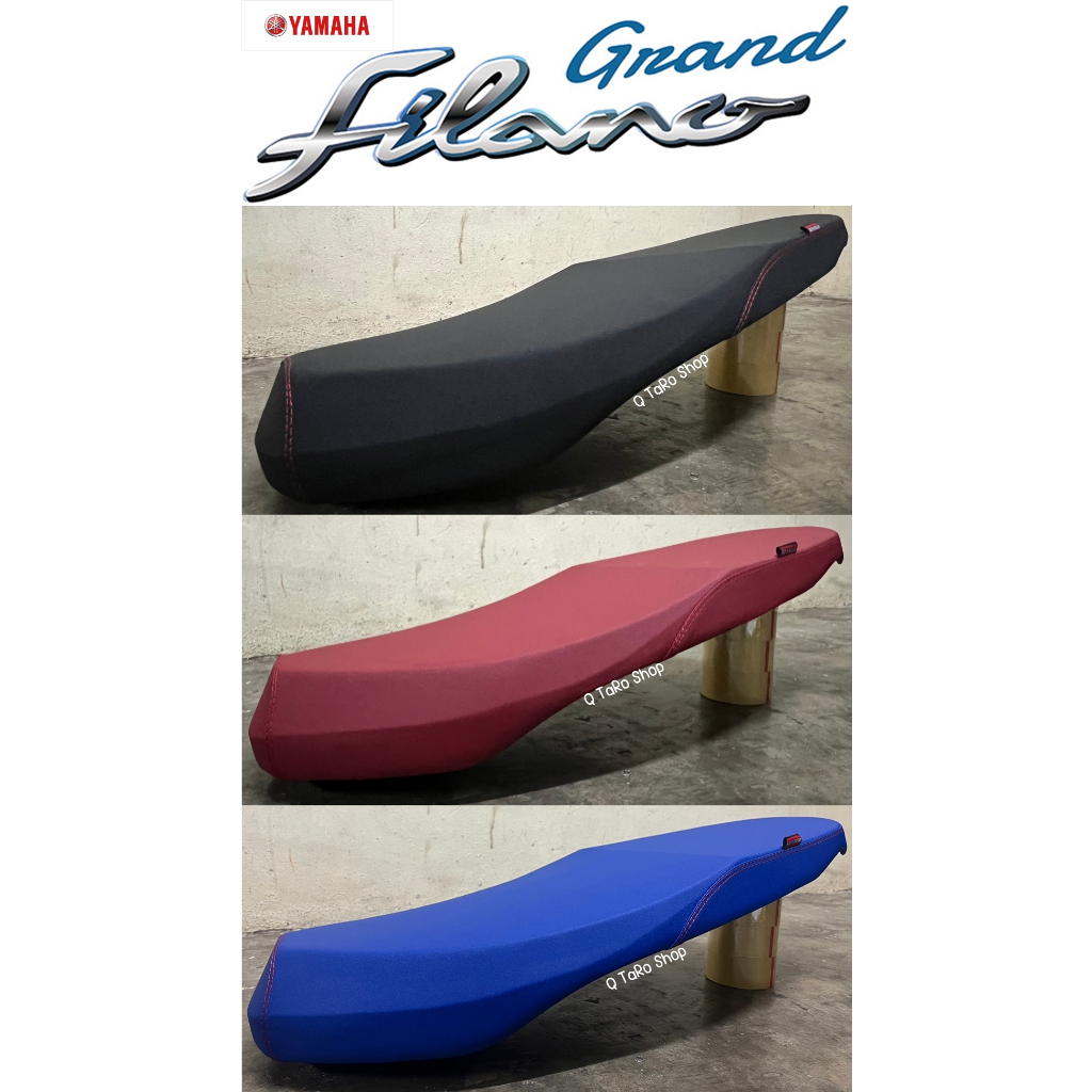 เบาะปาดมอเตอร์ไซด์ใส่Yamaha Grand Filanoปี2022 เบาะ2ตอนใส่แกรนด์ฟีลาโน่ เบาแต่งgrand filano 2022