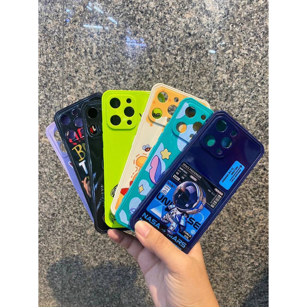 A25 A15 A55 เคส ขอบเหลี่ยม การ์ตูน สำหรับรุ่น Samsung A55 A15 A25 สินค้าส่งจากประเทศไทย